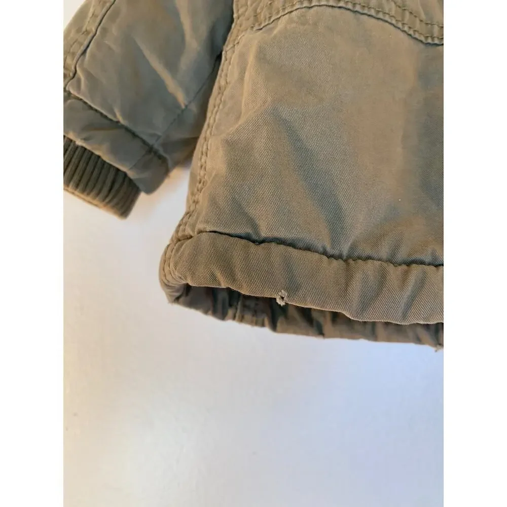 CHILDREN’S PLACE Boy’s Tan Cargo Jacket / Size: 6-9 Months